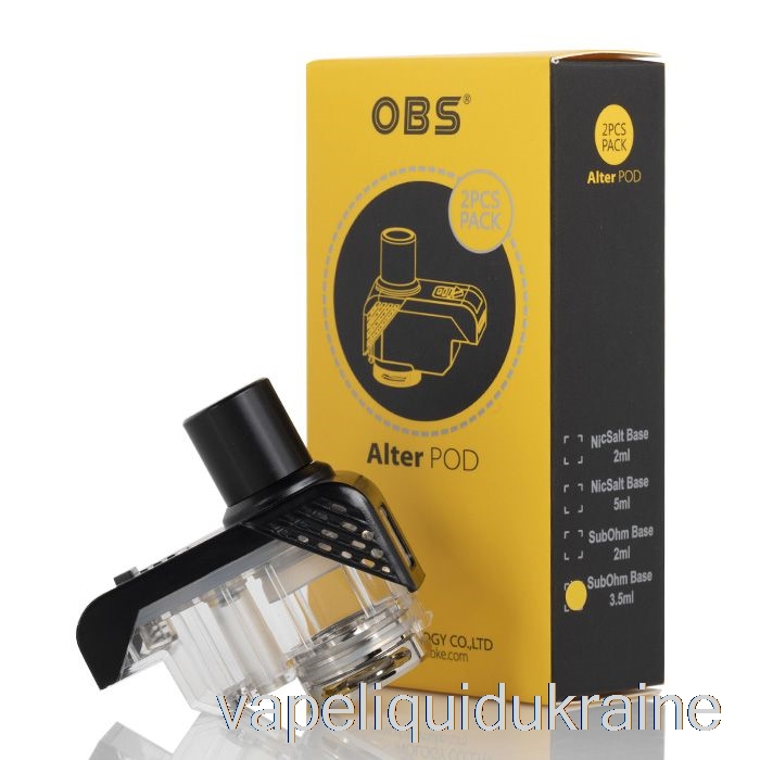 Vape Liquid Ukraine OBS ALTER Replacement Pods 3.5ml Refillable Pod